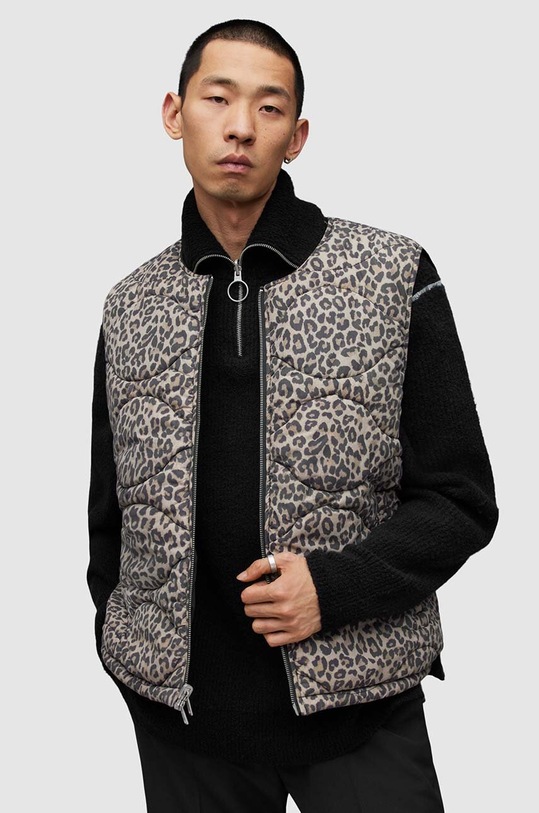 Oboustranná vesta AllSaints Underground MJ200Z černá