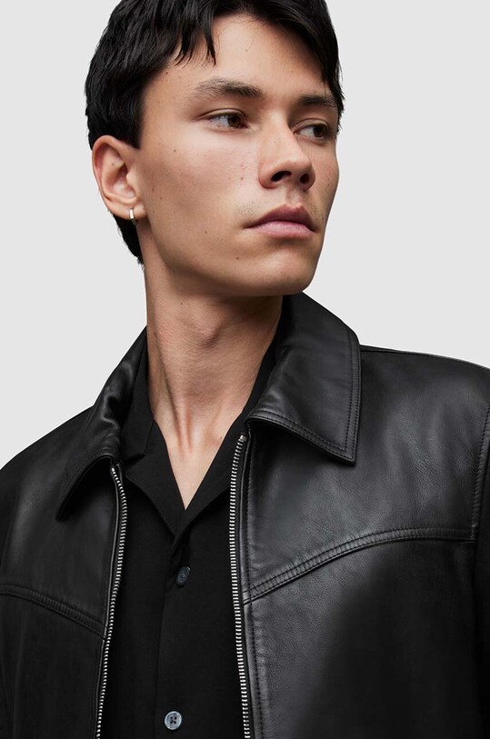 Кожаная куртка AllSaints Tune ML051Z чёрный SS24