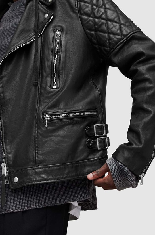 Oblečení Kožená bunda AllSaints Whitson ML066Z černá