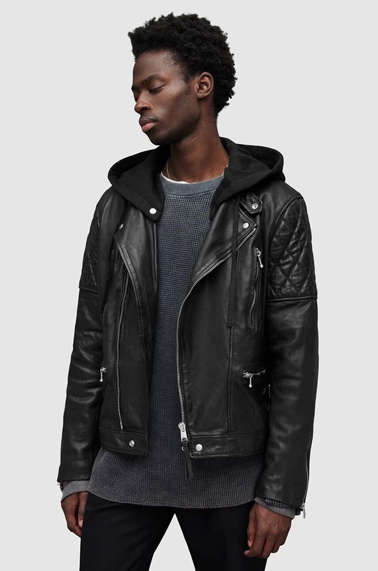 Kožená bunda AllSaints Whitson ML066Z