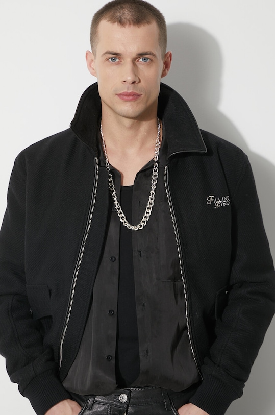 Filling Pieces giacca in lana 78634101861 nero