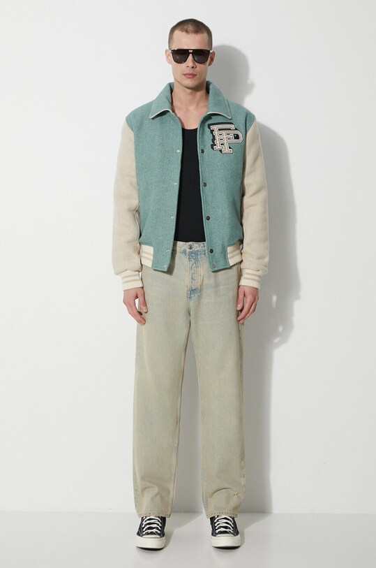 Filling Pieces wool jacket 78616981033 green SS24
