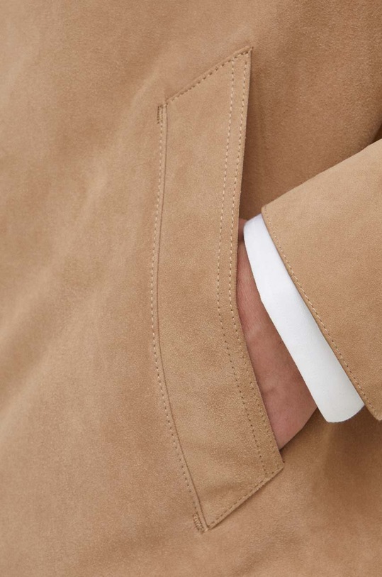 BOSS kurtka zamszowa 50510178 beżowy