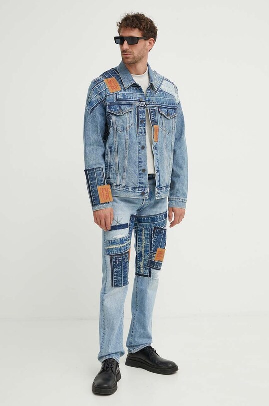 Levi's kurtka jeansowa 72334 niebieski SS25