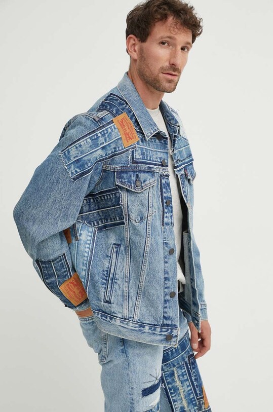 Levi's kurtka jeansowa niebieski 72334