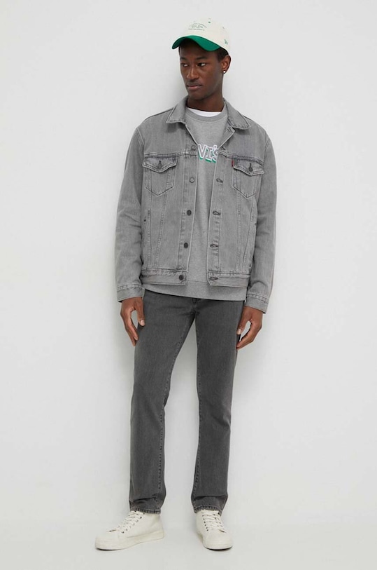 Levi's geaca jeans 72334 gri SS25