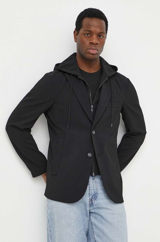 Emporio Armani sacou necaptusit negru 3D1G73.1NPQZ