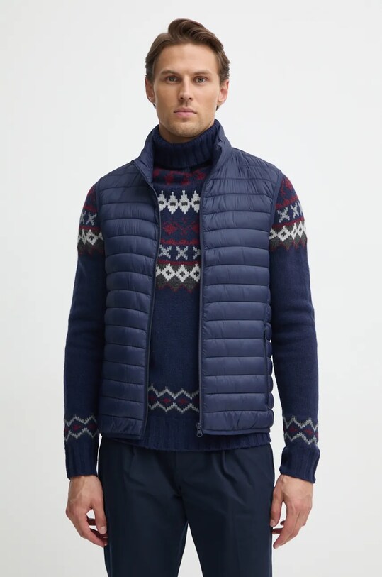 Безрукавка United Colors of Benetton темно-синій 2BA2UJ005