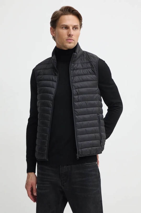 Αμάνικο μπουφάν United Colors of Benetton μαύρο 2BA2UJ005