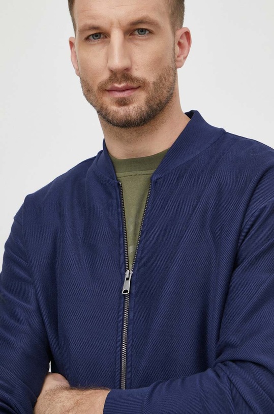 Bavlněná mikina United Colors of Benetton námořnická modř 3ITZU500G