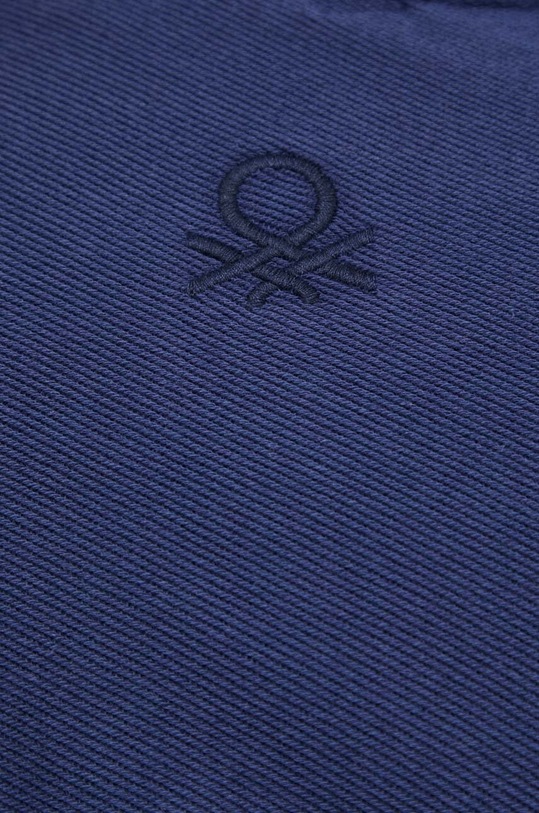 Bavlněná mikina United Colors of Benetton 3ITZU500G námořnická modř
