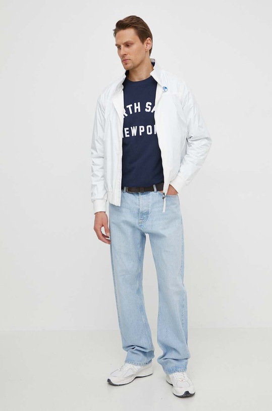 North Sails giacca 603274 bianco SS24