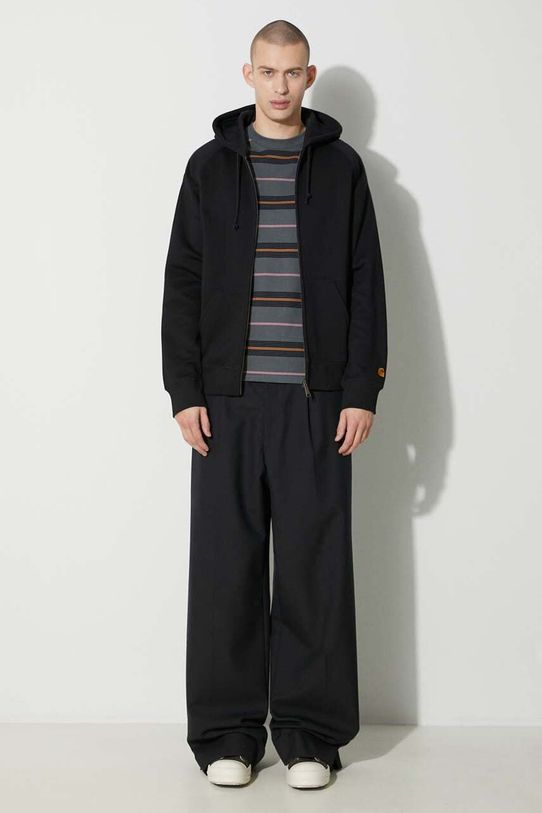 Μπουφάν Carhartt WIP Hooded Chase Jacket I033664.00FXX μαύρο SS24
