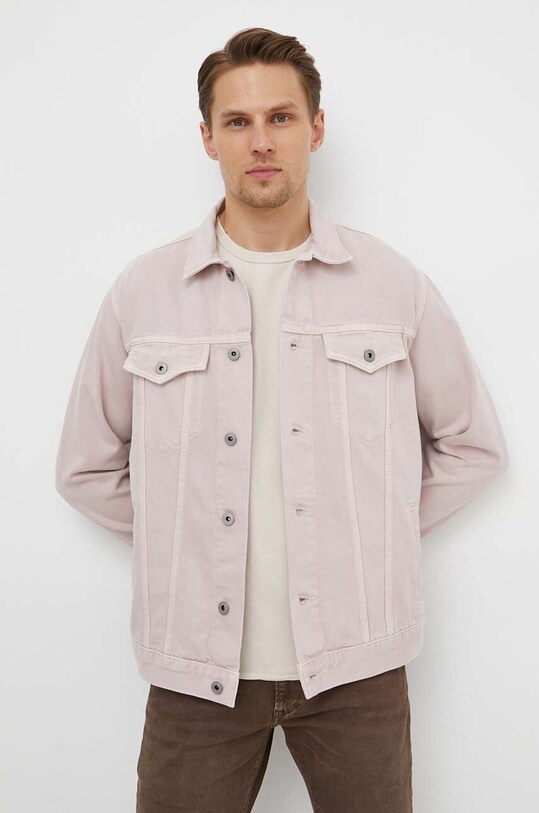 Traper jakna Pepe Jeans PINNERS CLRD Planet friendly roza PM402958