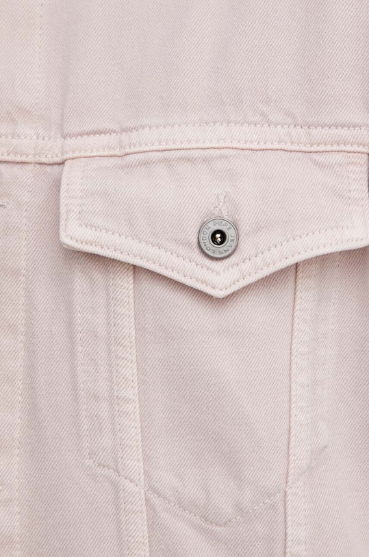 Pepe Jeans geacă din denim roz PM402958