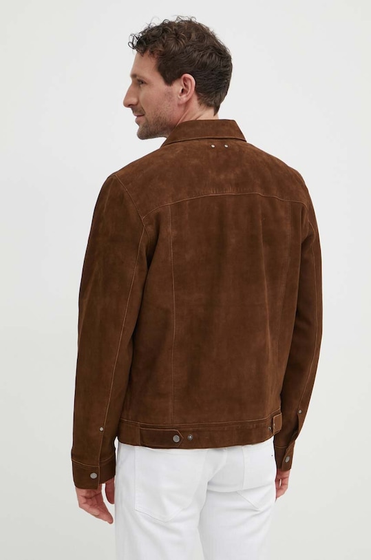 Oblečenie Semišová bunda Pepe Jeans VRYSON PM402963 hnedá
