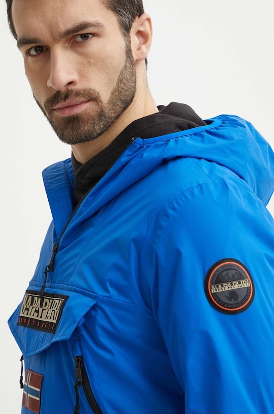 Bunda Napapijri Rainforest modrá NP0A4HX6B2L1