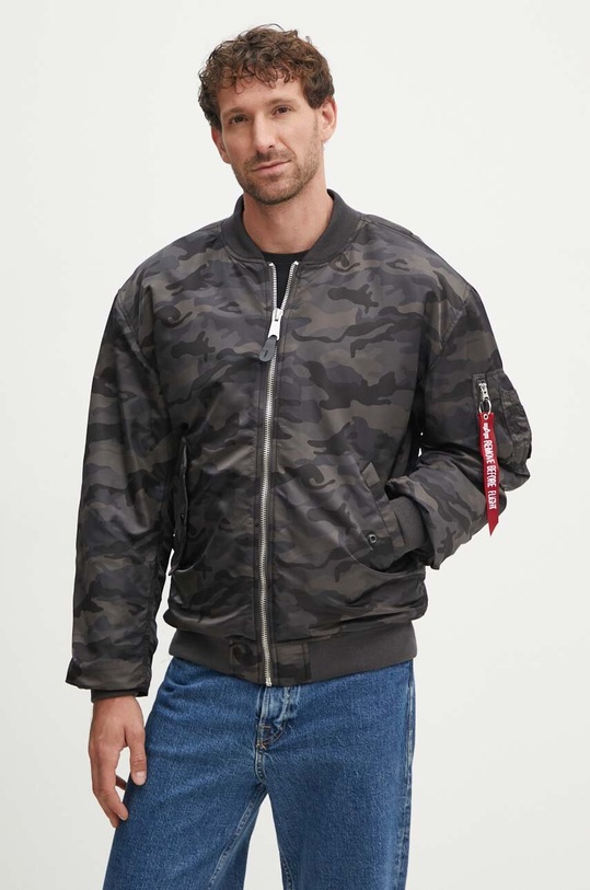 Куртка-бомбер Alpha Industries MA-1 CS Camo чёрный 136136C