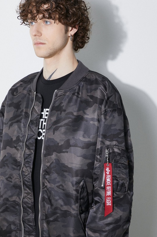 Alpha Industries bomber jacket MA-1 CS Camo black 136136C