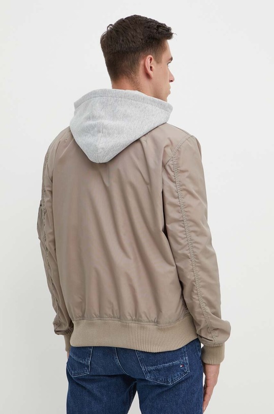 Odzież Alpha Industries kurtka MA-1 TT Hood 196108 beżowy
