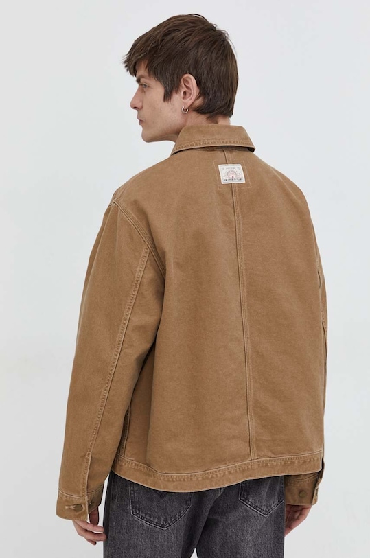 Odzież Levi's kurtka jeansowa A7241 brązowy