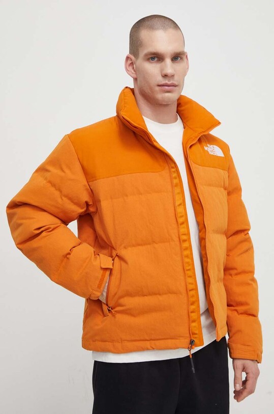 Páperová bunda The North Face 92 RIPSTOP NUPTSE zateplené oranžová NF0A86ZQPCO1