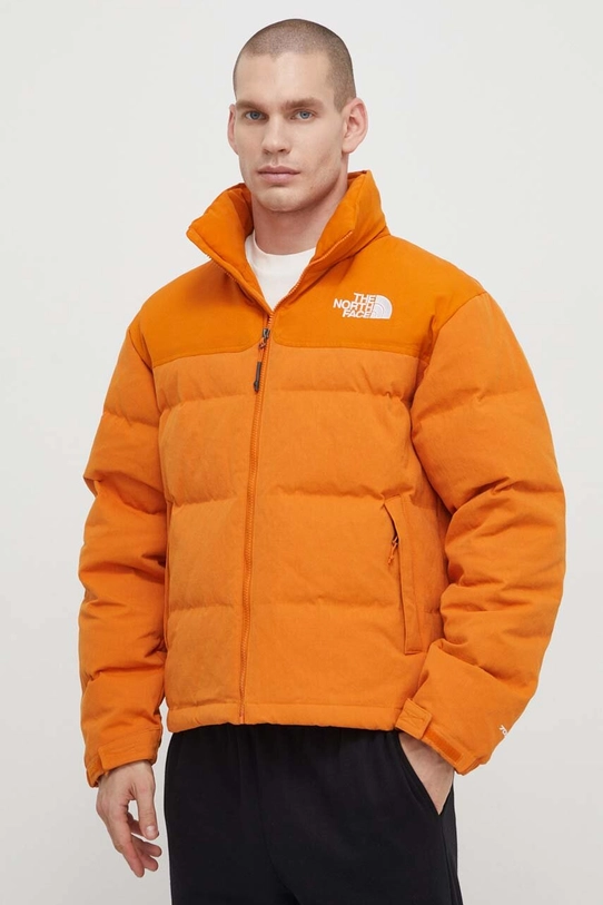 The North Face kurtka puchowa 92 RIPSTOP NUPTSE pomarańczowy NF0A86ZQPCO1