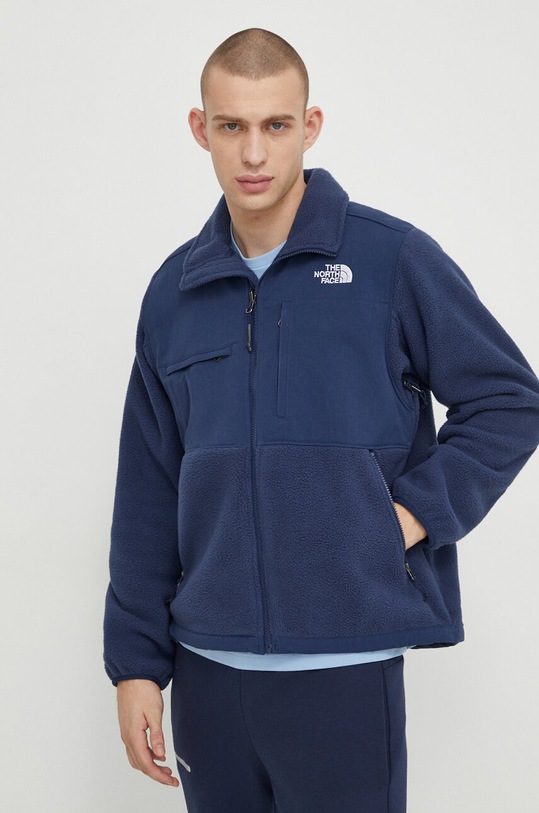 The North Face kurtka RIPSTOP DENALI bez kaptura granatowy NF0A86ZU8K21