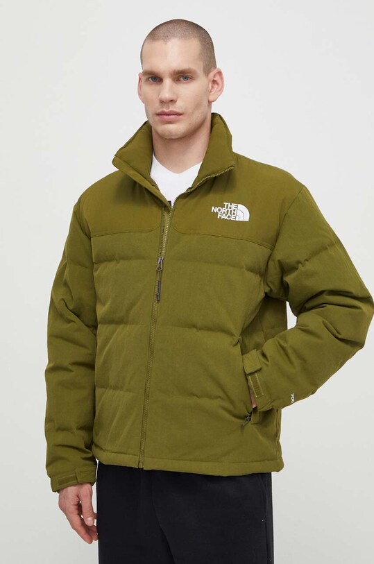 The North Face geaca de puf verde NF0A86ZQPIB1