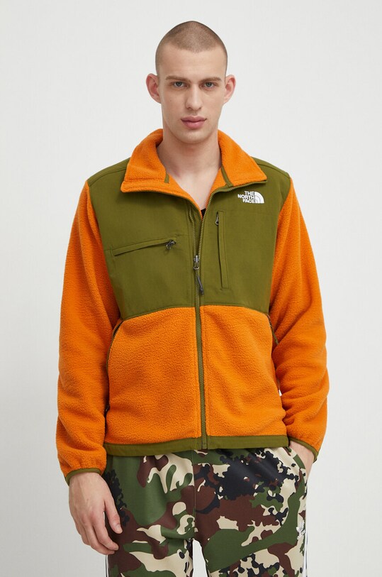 The North Face kurtka RIPSTOP DENALI bez kaptura pomarańczowy NF0A86ZURO21