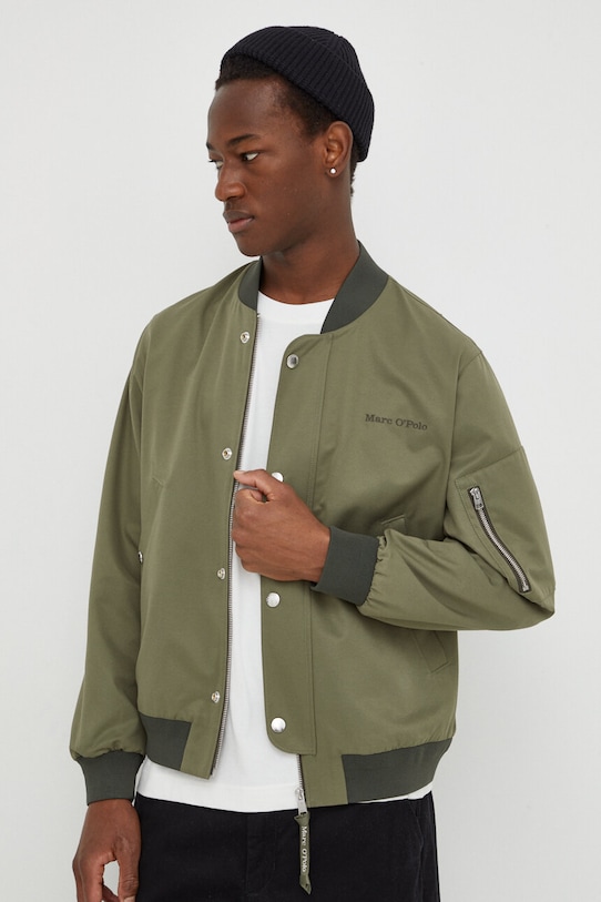 Bomber bunda Marc O'Polo nezateplené zelená 421007370034
