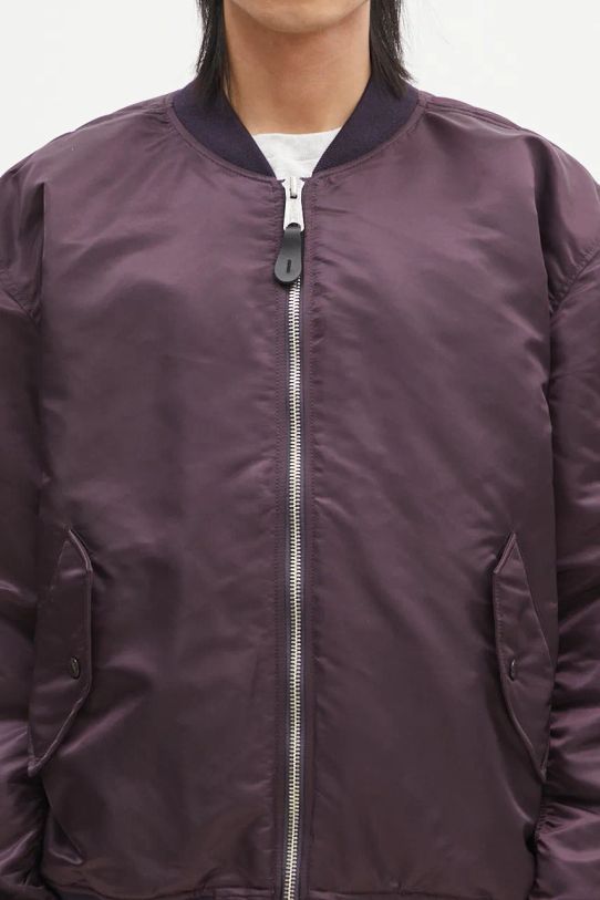 Bomber bunda Alpha Industries MA-1 CS 136136 fialová