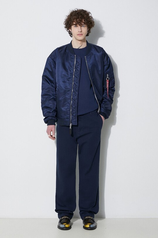 Куртка-бомбер Alpha Industries MA-1 CS 136136 темно-синій SS25