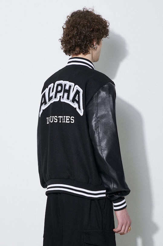 Одежда Куртка-бомбер Alpha Industries PU College 146111 чёрный