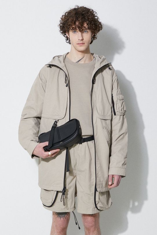 Alpha Industries geaca Utility Fishtail UV cu gluga bej 146117UV