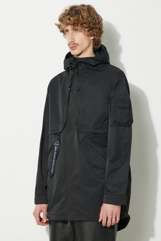Alpha Industries giacca Utility Fishtail UV non isolato nero 146117UV
