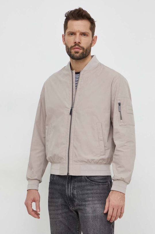 Calvin Klein kurtka bomber nieocieplane szary K10K112783