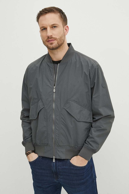 Save The Duck geaca bomber cu captuseala gri D31571M.COFY18