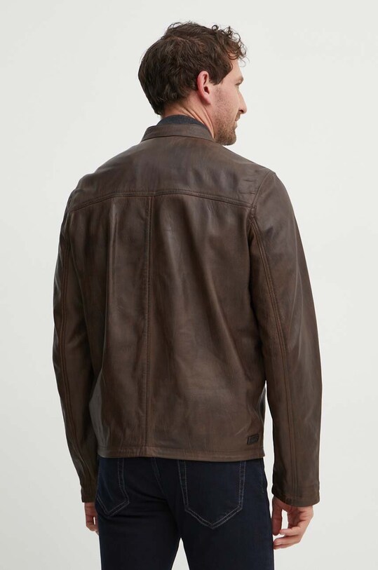 Abbigliamento Liu Jo giacca in pelle M124P107BIKERLEATH marrone