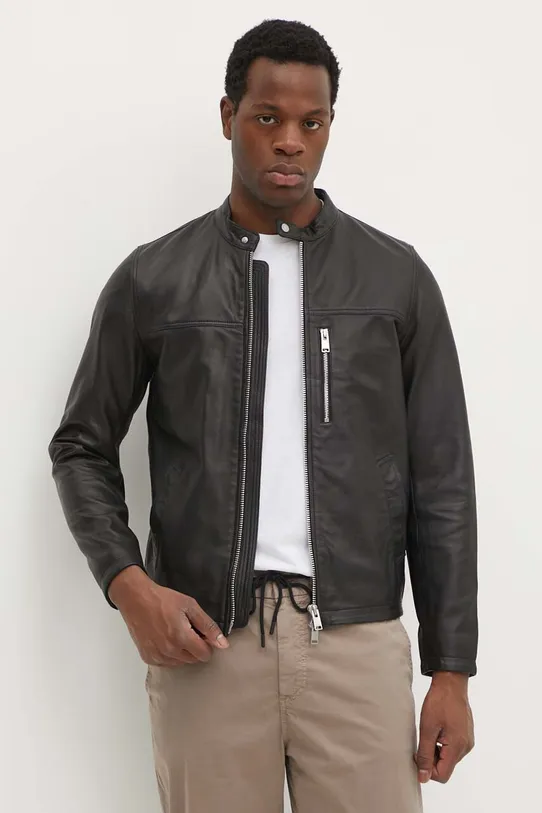 Liu Jo giacca in pelle non isolato nero M124P107BIKERLEATH