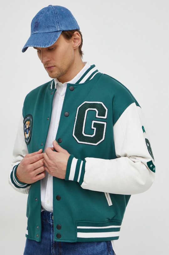 Bunda Guess oversize zelená M4RL44.KCD20