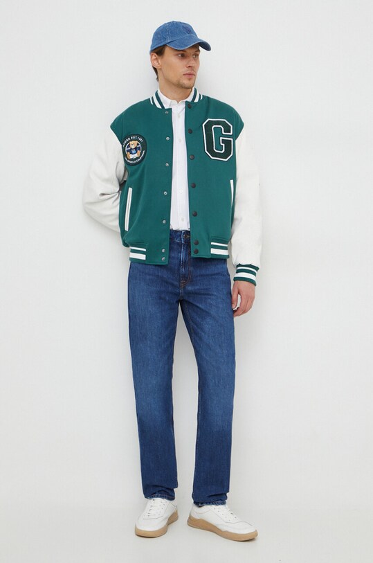 Guess kurtka bomber M4RL44.KCD20 zielony SS24