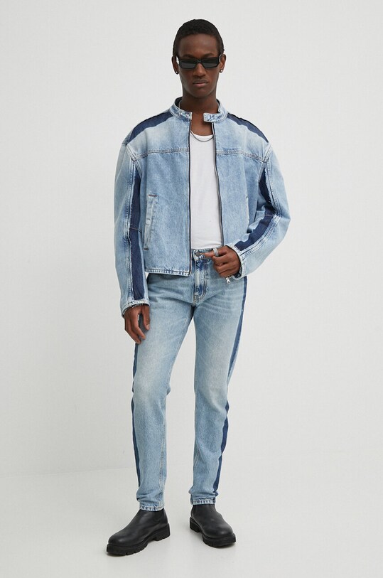 Diesel giacca di jeans D-MARGE-S1 A13125.0GHAC blu SS24