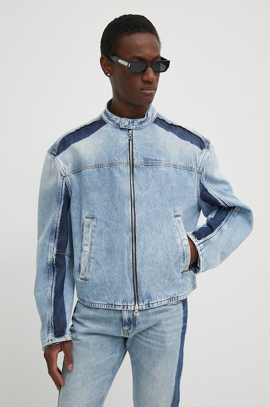 Džínová bunda Diesel D-MARGE-S1 modrá A13125.0GHAC