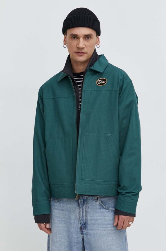 Vans pamut kabát nem bélelt zöld VN000G7QBDX1