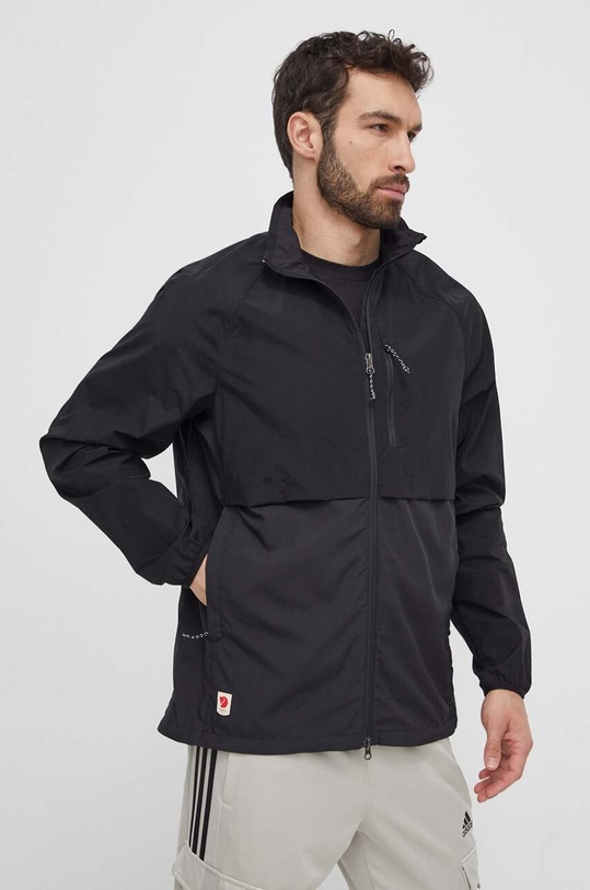 Fjallraven geaca HC Hybrid Wind Jacket necaptusit negru F12500138.550