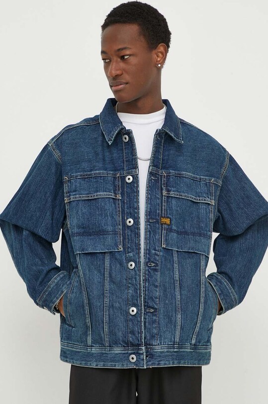 G-Star geacă din denim bleumarin D24332.D577