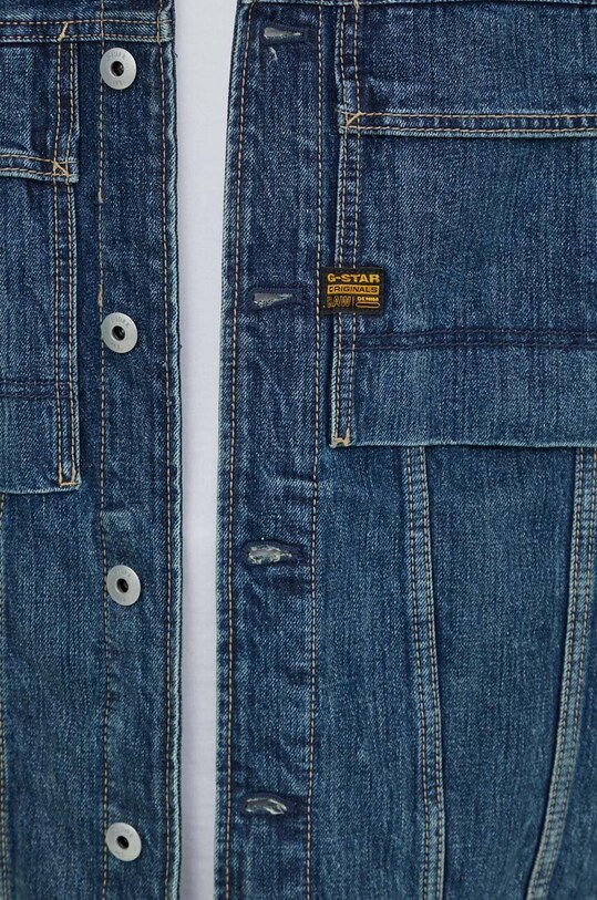 G-Star geacă din denim D24332.D577 bleumarin