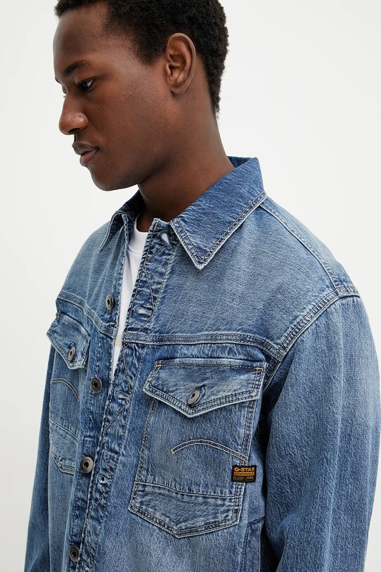 G-Star geacă jeans albastru D23593.D536