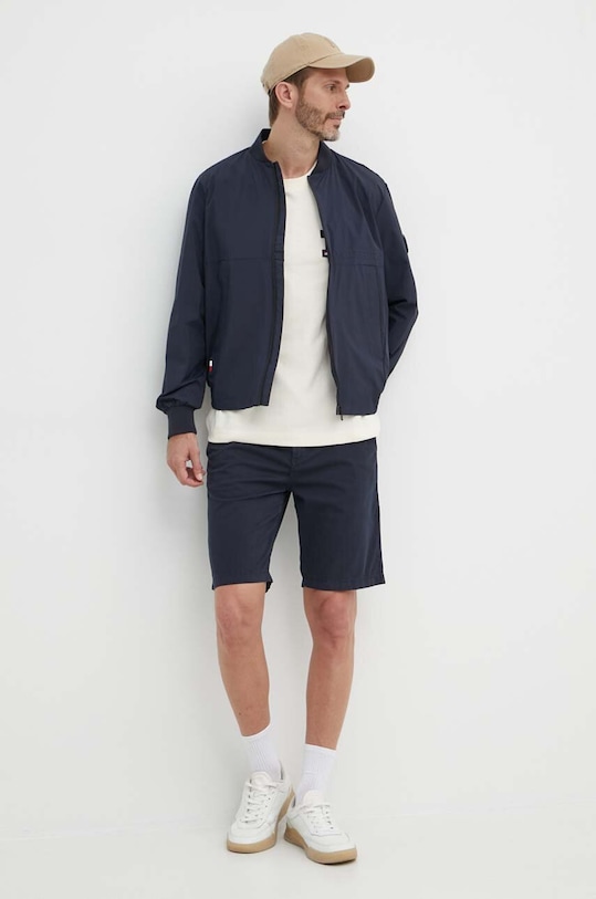 Tommy Hilfiger kurtka bomber MW0MW34455 granatowy SS24